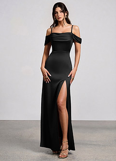 Vestido Negro Largo Nerida image2