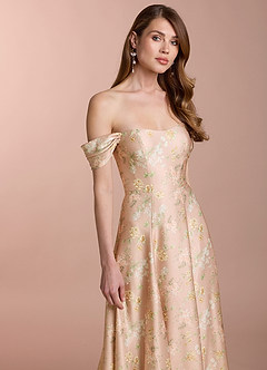 Ania Blush Garden Print Gown image7