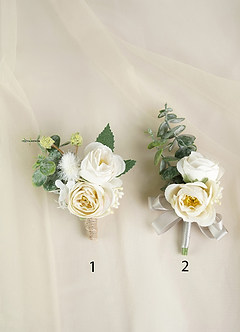 front Groomsmen Rustic Boutonniere
