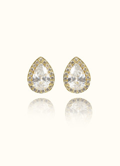 Teardrop Stud Earrings