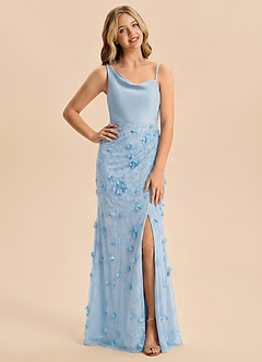 front Azazie Vivia Junior Formal Dress