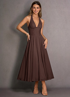 Isabeau Truffle Maxi Dress image3