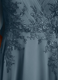 Azazie Tilda Mother of the Bride Dresses Twilight A-Line Lace Chiffon Dress image6