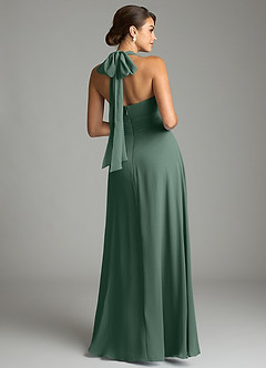 Azazie Tamira Suknie dla druhen Linia A Pofałdowany Szyfon Do ziemi Sukienka image8