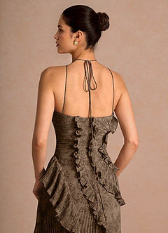 Hatsu Coffee Brown Maxi Dress image6