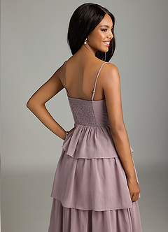 Azazie Kaiden Bridesmaid Dresses Dusk A-Line Sweetheart Neckline Chiffon Dress image13