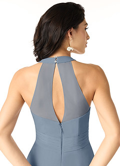 Azazie Danica Bridesmaid Dresses Twilight A-Line Pleated Chiffon Dress image5