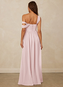 Christian Siriano Bridal for Azazie 1014 Bridesmaid Dresses Blushing Pink A-Line Off the Shoulder Chiffon Dress image3
