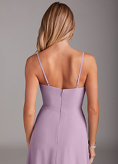 Azazie Breonna Bridesmaid Dresses Wisteria A-Line Sweetheart Neckline Chiffon Dress image6