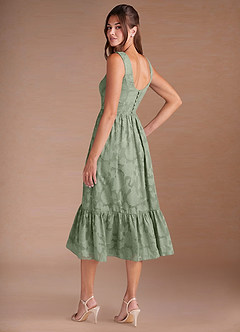 Juliette Pistachio Midi Dress image7