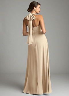 Azazie Tamira Suknie dla druhen Linia A Pofałdowany Szyfon Do ziemi Sukienka image8