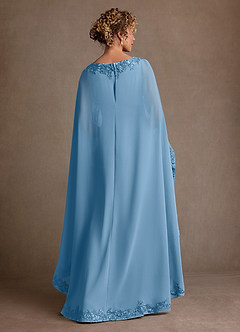 Azazie Artemisia 신부의 어머니 드레스 쉬스 레이스 쉬폰 플로어 길이 드레스 image3