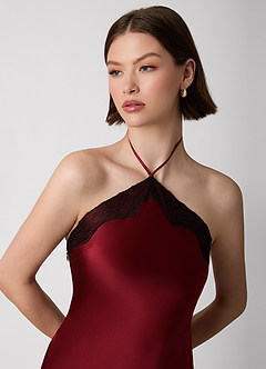 Kleid Cayley Burgunderrot image3