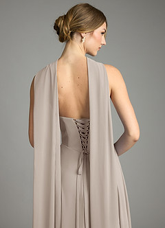 Azazie Ayla Abiti da Damigella Abito A-Line in Chiffon Scollo a Cuore Gelo image10