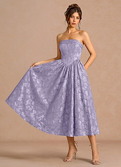 Sadie Lilac Midi Dress image4