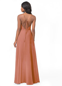 Azazie Everleigh Bridesmaid Dresses MAI TAI A-Line Sweetheart Pleated Chiffon Dress image2