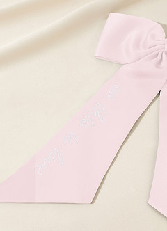 front Fermaglio per capelli con fiocco colorato ricamato personalizzato