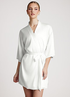 front Classic Satin Robe