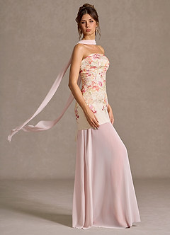 Undra Antique Floral And Pink Maxi Dress image4