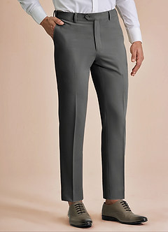 front William Carvão Calças sociais