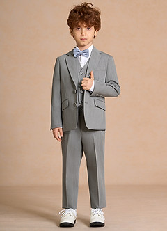 front Oliver Garçons Gris Costume 5 pièces