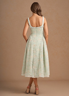 Elira Mint Multi Midi Dress image3