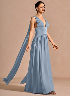 Glynelle Albastru Pudră Rochie maxi image3