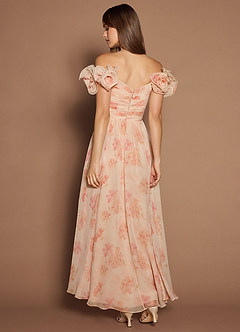 Vestido Melocotón Largo Tania image3