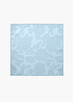 front Floral Burnout Pocket Square