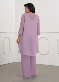 Azazie Maura Mother of the Bride Dresses Wisteria Jumpsuit/Pantsuit Sequins Chiffon Dress image7