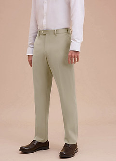 front Ethan Burgundy Refined Weave Performance Dress Pants