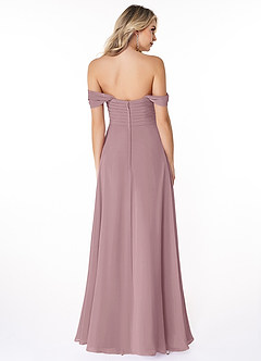 Azazie Kaitlynn Bridesmaid Dresses Empire Convertible Ruched Chiffon Floor-Length Dress image5