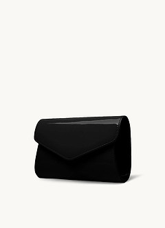 front Kurze Kuverttasche aus Lackleder