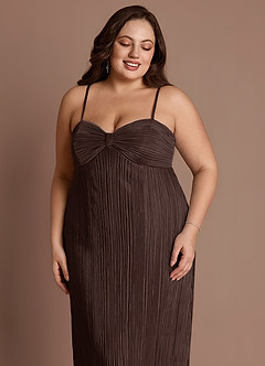 Robe Longue Chocolat Nephele image11