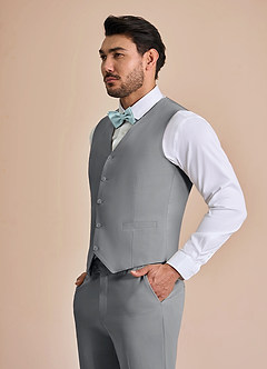 front William Gris Chaleco de traje