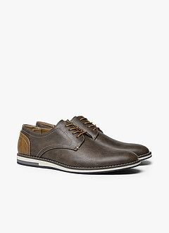 front Men's PU Business Casual Shoes
