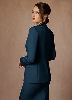 front Kennedy Dark Navy Refined Weave Performance Dress Suit