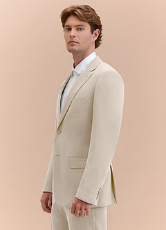 front William Creme Anzugjacke