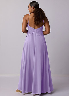 Barbie ♥ Azazie Bridesmaid Dresses Lilac A-Line Chiffon Dress image9