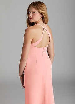 Azazie Becca Junior Rosette Mermaid Chiffon Dress image2