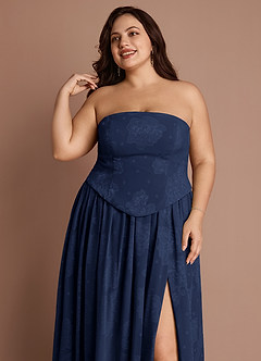 Vestido Marina De Guerra Largo Isaura image11