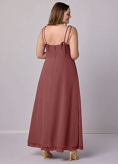 Barbie ♥ Azazie Bridesmaid Dresses Amethyst A-Line Pleated Chiffon Dress image11
