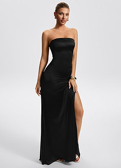 Milena Black Maxi Dress image7