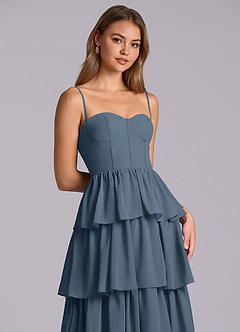 Azazie Faye Bridesmaid Dresses Neptune A-Line Sweetheart Neckline Chiffon Dress image2