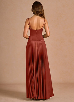 Vestido Terracota Largo Rylan image5