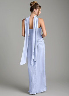 Azazie Tierney Bridesmaid Dresses Ice A-Line Strapless Chiffon Convertible Dress image10