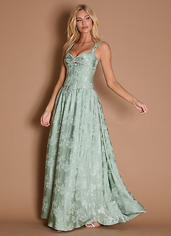 Giselle Maxi Klänning Soft Green image5