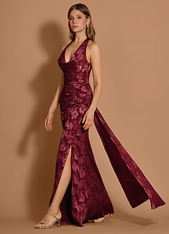Estee Wine Maxi Dress image4