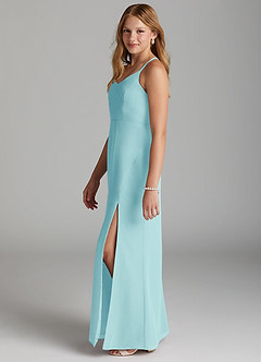 Azazie Becca Junior Sea Glass Mermaid Chiffon Dress image6
