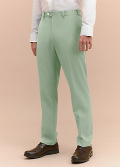 front James Dusty Sage Structured Stretch Dress Pants